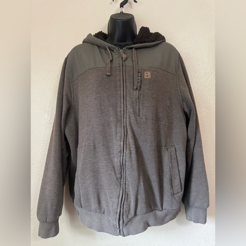 Coleman Men's Charcoal Zip-Up Sweater 0150